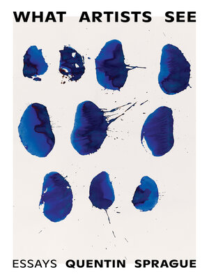 cover image of What Artists See